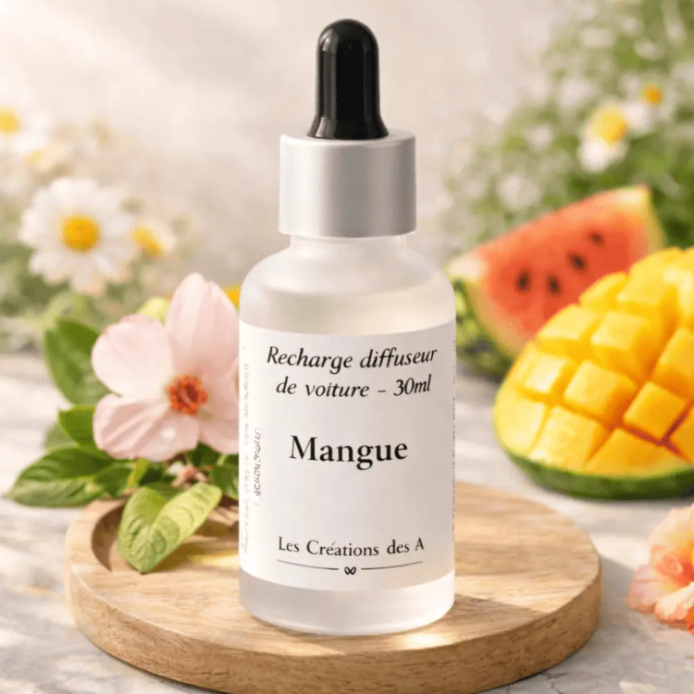 Recharge parfumée 30 ml pour diffuseur de voiture – parfum d’ambiance voiture – Les Créations des A