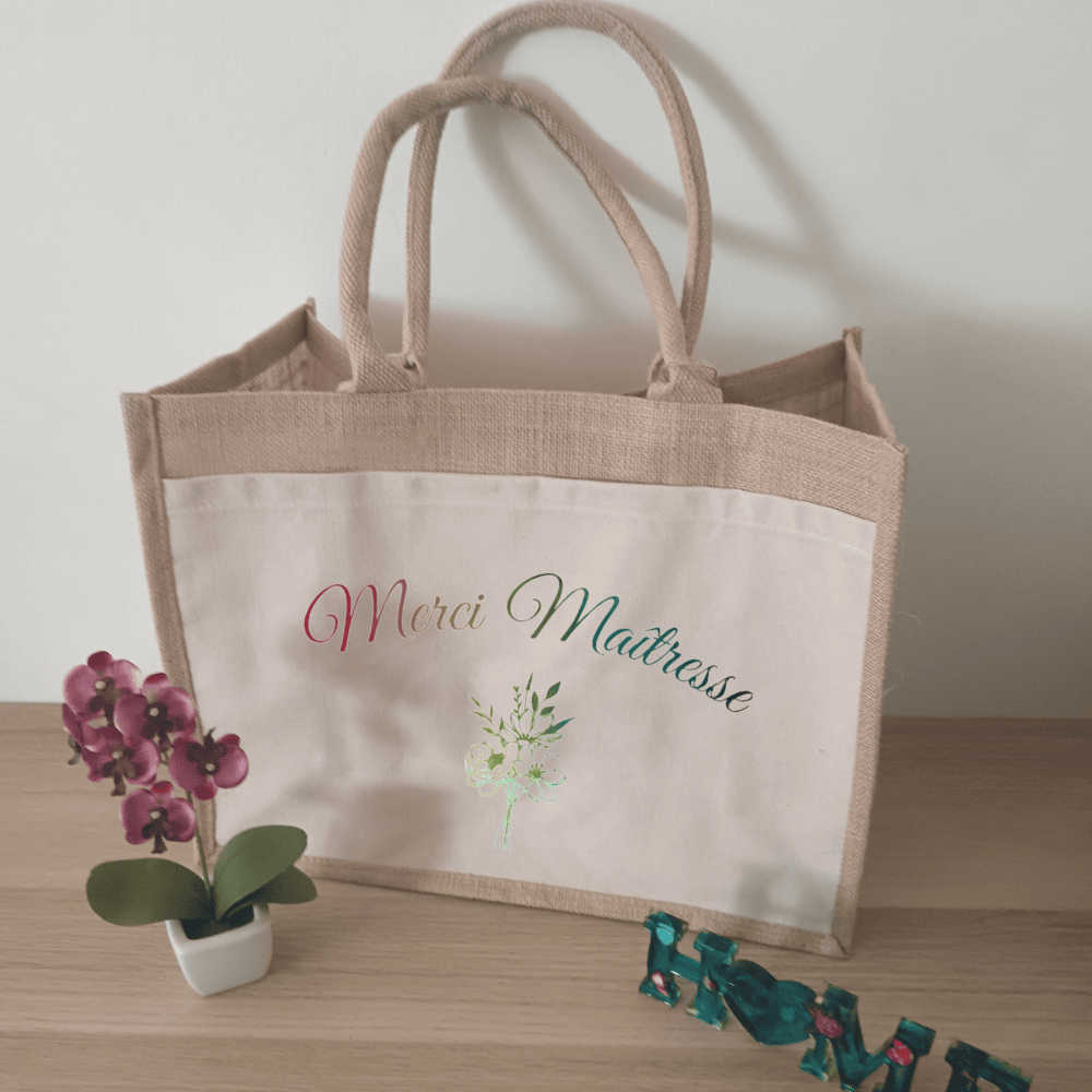 Sac en jute "Maîtresse"