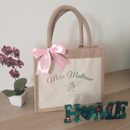 Sac en jute "Maîtresse"