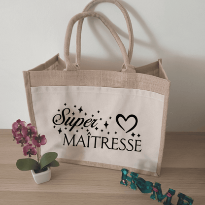 Sac en jute "Maîtresse"
