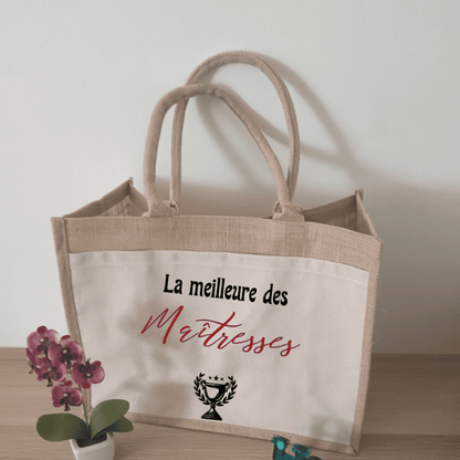 Sac en jute "Maîtresse"