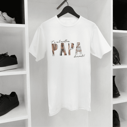 Tee-shirt personnalisé "Lettres photo"