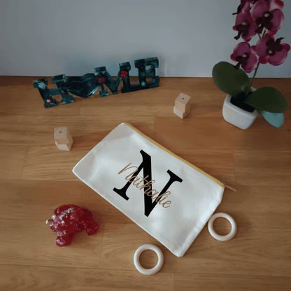 Trousse en coton personnalisable